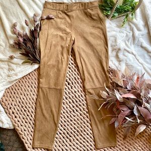 Sophie max suede tan leggings